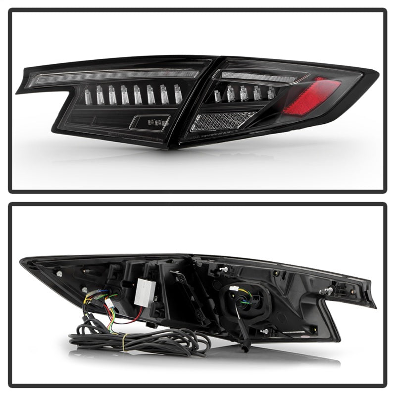 Spyder Apex 22-24 Honda Civic 5-Door LED Tail Lights - Black (ALT-YD-HC225DAP-SEQGR-BK)