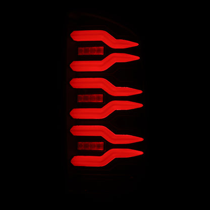 AlphaRex 02-06 Dodge Ram 1500/03-06 Dodge Ram 2500+3500 Luxx-Series LED Tail Lights (Pair) Black