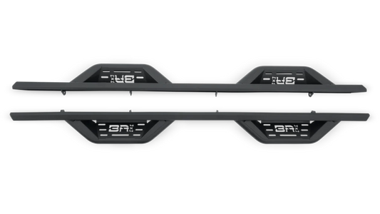 Body Armor 4x4 07-19 Chevrolet Silverado 2500/3500 Crew Cab Ambush Side Steps - Black