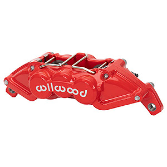 Wilwood Universal UTV4 Caliper 1.12/1.12in Pistons 25in Rotor - Red