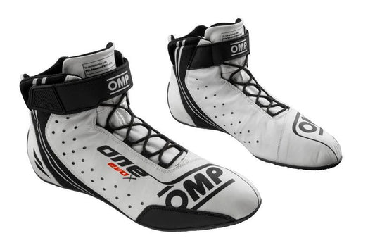 OMP ONE EVO X SHOES MY2024 FIA 8856-2018 WHITE SIZE 43