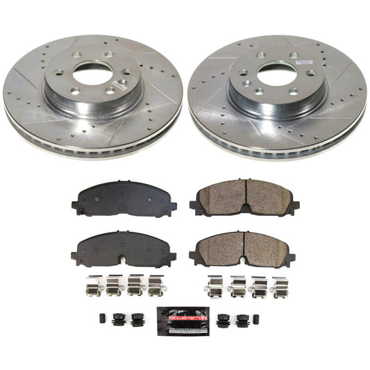 Power Stop 21-22 Chevrolet Colorado Front Z23 Evolution Brake Kit