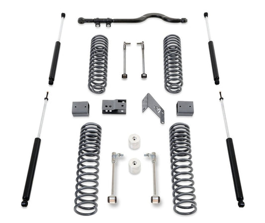 MaxTrac 07-18 Jeep Wrangler JK 4.5in/4.5in MaxPro Coil Lift Kit w/Track Bar & MaxTrac Shocks