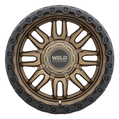 Weld Off-Road Swift 17x9in - 8x165.1 BP - ET-12 - 125.1mm CB - Satin Bronze Wheel & Black Ring