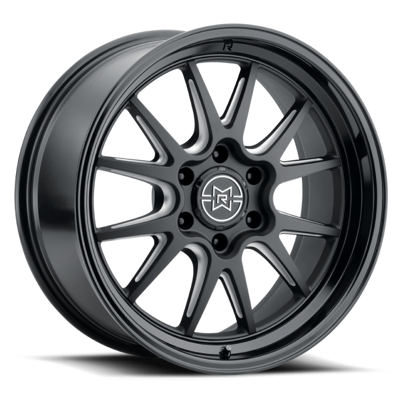 Method Raised MR802 20x9 / 8x6.5 BP / -12mm Offset / 121.3mm Bore - Double Black Milled Wheel