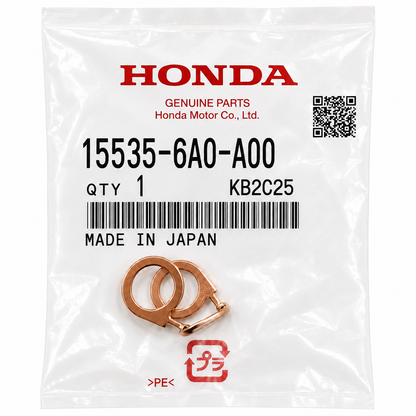 Honda -Genuine Honda Turbocharger Oil Feed Pipe Sealing Washer  |15535-6A0-A00|