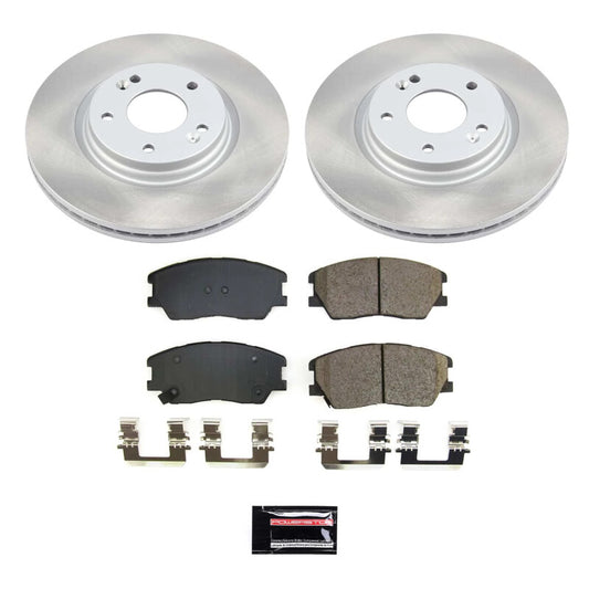 Power Stop 20-21 Kia Soul Front Semi-Coated Rotor Kit