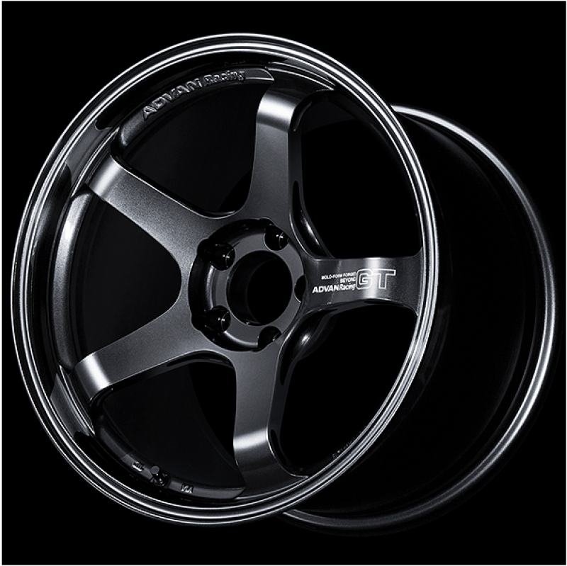 Advan RG-D2 17x9.0 +45 5-114.3 Machining & Black Gunmetallic Wheel