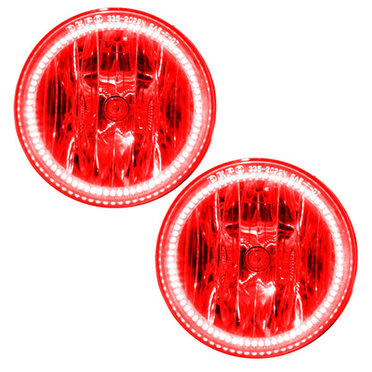 Oracle 05-10 Hummer H3 LED Fog Light Halo Kit - Red