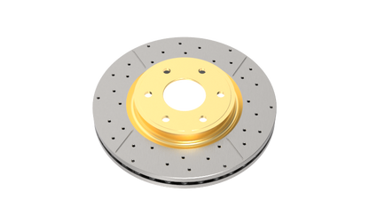DBA 04 Pontiac GTO Rear Drilled & Slotted Street Series Rotor