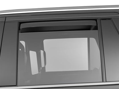 WeatherTech 21-26 Cadillac Escalade Rear Rear Side Window Deflectors-Dark Tint