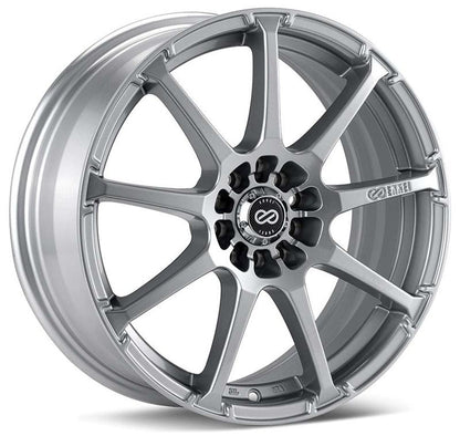Enkei EDR9 17x8 5x100/114.3 38mm Offset 72.6 Bore Diameter - Silver Wheel