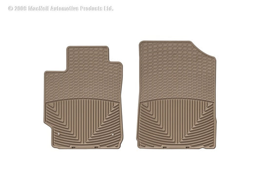 WeatherTech 03-13 Mazda Mazda 6 Hatch Front Rubber Mats - Tan