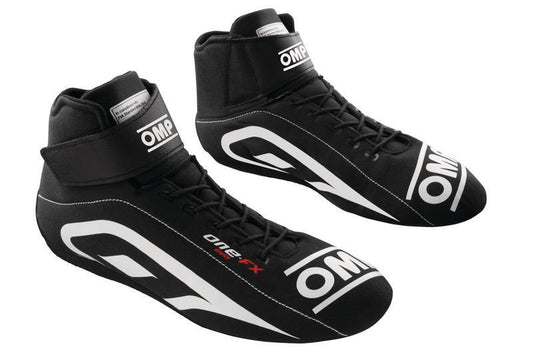 OMP ONE EVO FX SHOES FIA 8856-2018 BLACK SZ 40