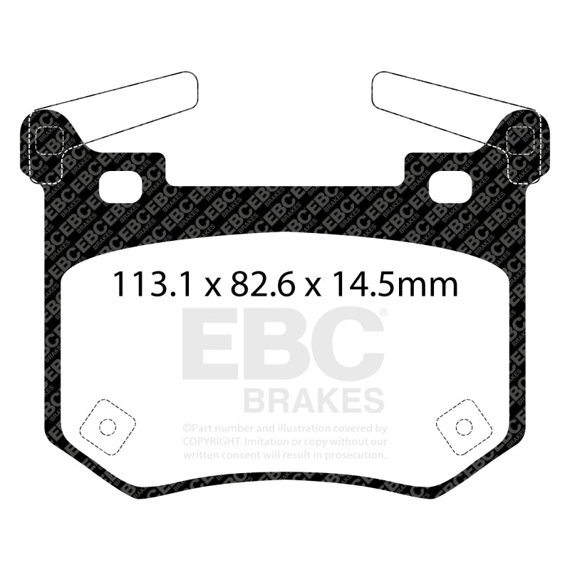 EBC 2019+ Genesis G70 2.0T Bluestuff Rear Brake Pads