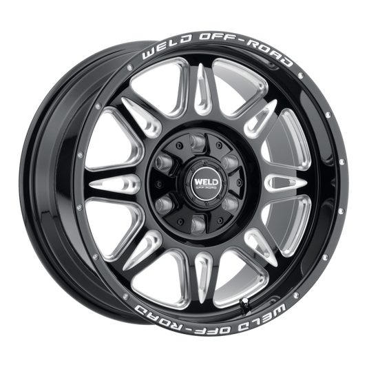 Weld Cheyenne 20x12 / 6x135 / 4.75 BS / 106.1 HB - Gloss Black Milled - Non-BL Wheel