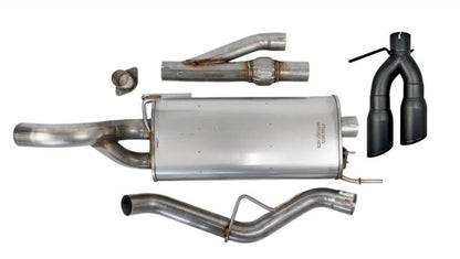 Roush 21-24 Ford F-150 5.0L V8 Side Exit Catback Active Ready Exhaust w/ Black Tips