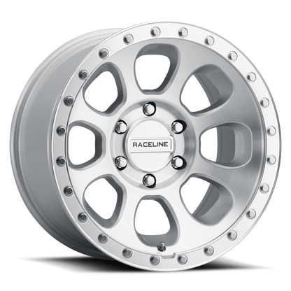 Raceline 961MC Bolt 17x9in / 6x139.7 BP / -12mm Offset / 106.1mm Bore - Machined Cc