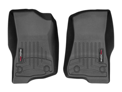 WeatherTech 2018+ Jeep Wrangler Unlimited Front FloorLiner - Black