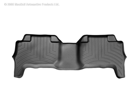 WeatherTech 04+ GMC Canyon Crew Cab Rear FloorLiner - Black