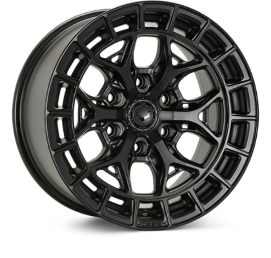 Vossen HFX-1 18x9 - 8x170 - ET0 - Deep Face - 125.1 - Satin Black Wheel