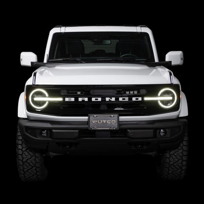 Putco 22-24 Ford Bronco Luminix DRL LED Light Hood Limb Riser (Factory Hood Side Hinge Replacments)
