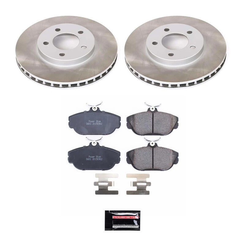 Power Stop 94-00 Mercury Sable Front Semi-Coated Rotor Kit