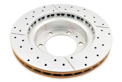 DBA 05-20 Toyota Tacoma (w/6 Lug Wheel & 4 Piston Clpr) Front Drilled & Slotted Street Series Rotor