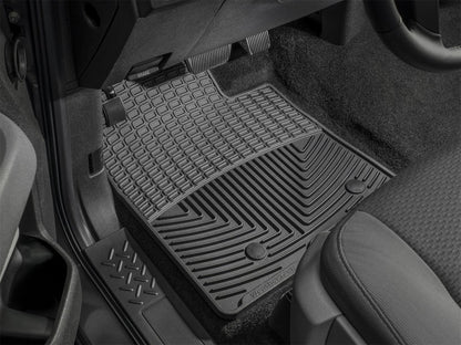 WeatherTech 10+ Lincoln MKZ Front Rubber Mats - Black