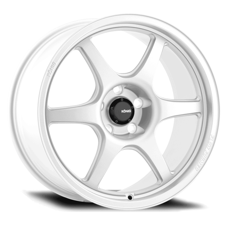 Konig Hexaform 17X8 4X108 ET40 Gloss White Flow Formed