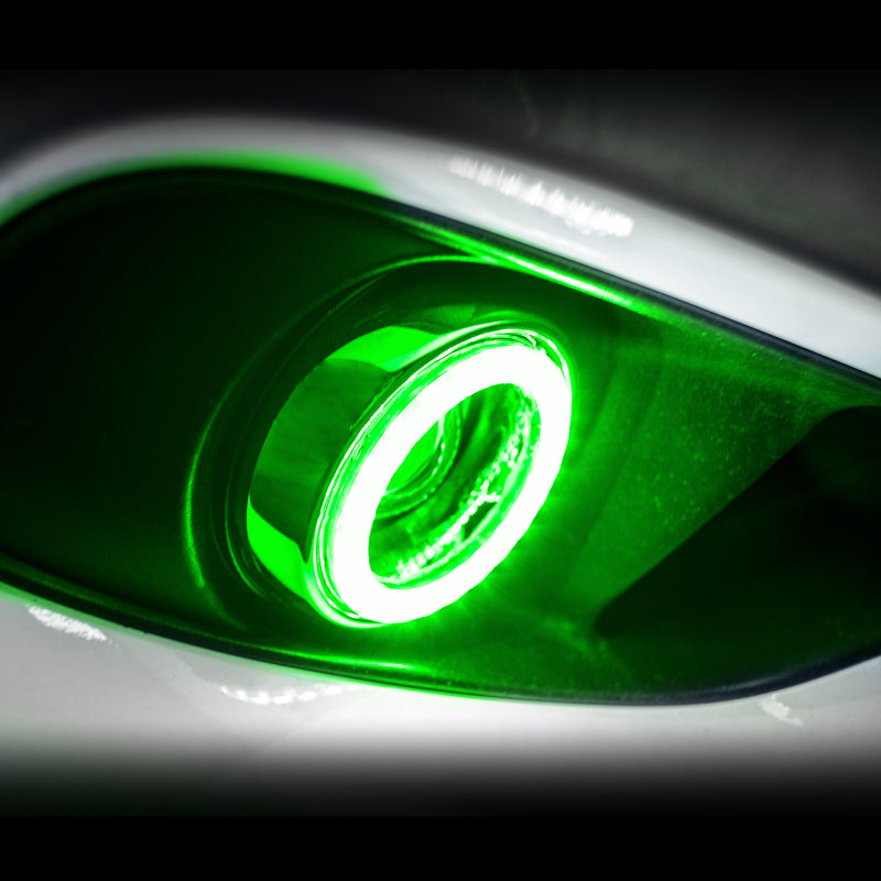 Oracle 10-12 Jaguar XK8 Surface Mount LED Fog Light Halo Kit - Green