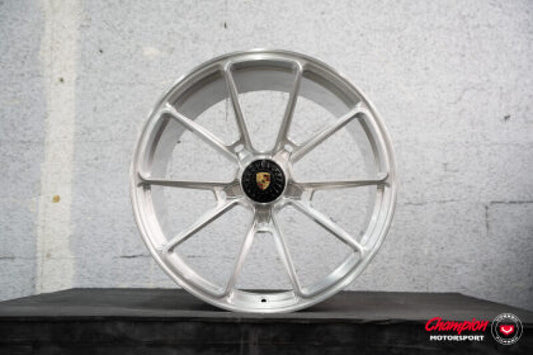 Vossen X Champion RS92 22X12 / ET62 / 5X130 / Brushed Gloss Clear Wheel / Taycan - Rear