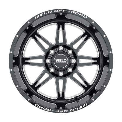 Weld Off-Road Cheyenne W132 20x12 -44 8x170 Gloss Black