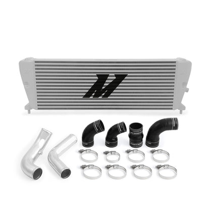 Mishimoto Ford Ranger 3.2L Diesel Intercooler Kit 2011+ Silver w/ Polished Pipes