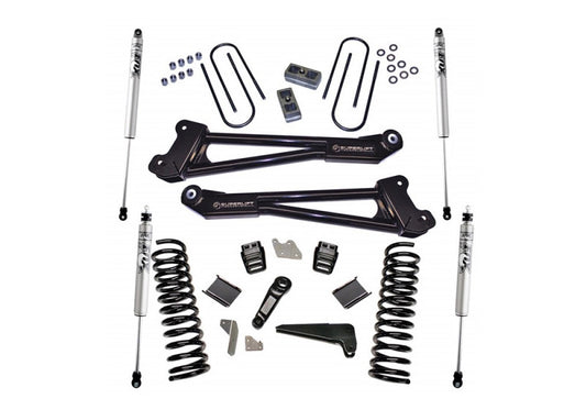 Superlift 13-18 Ram 3500 4WD Diesel 4in Lift Kit Replacement Radius Arms w/ Fox 2.0 Shocks