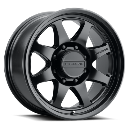 Raceline 962B Maverick 18x9in / 8x165.1 BP / 18mm Offset / 130.81mm Bore - Satin Black