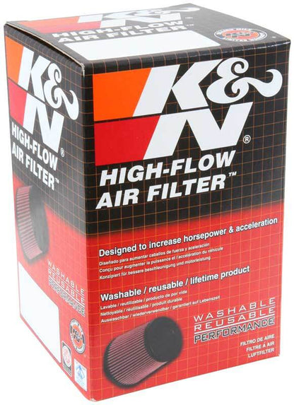 K&N Universal Clamp-On Air Filter - 2 1/4in 10 DEG FLG 3 1/2in OD 6in H