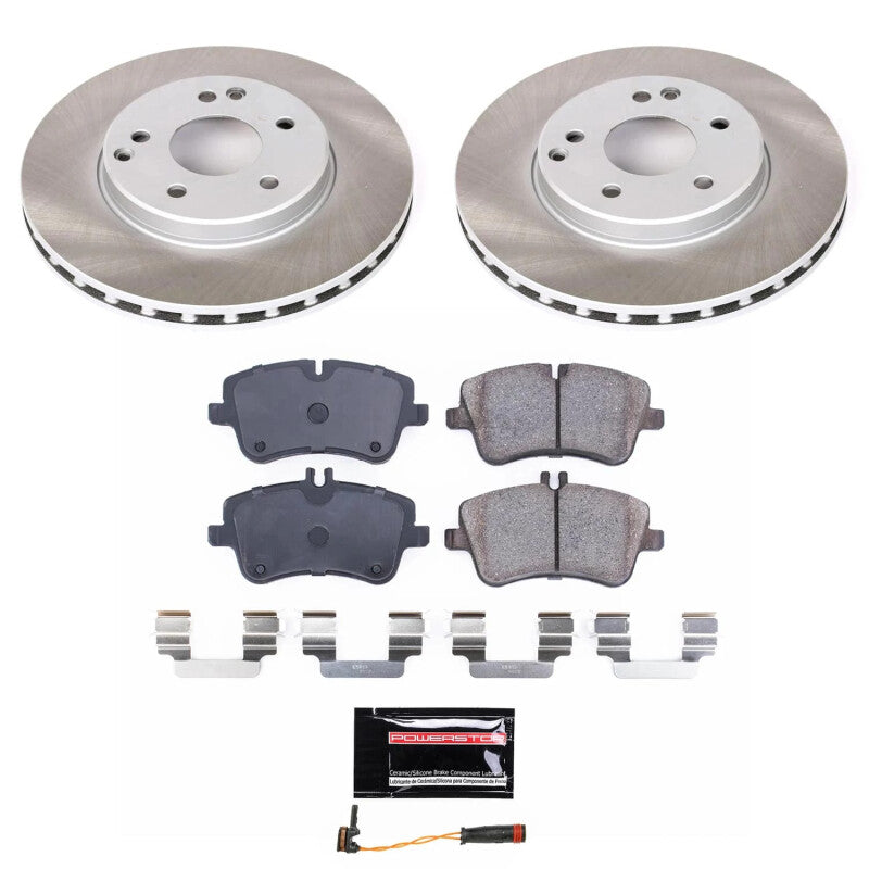 Power Stop 01-05 Mercedes-Benz C240 Front Semi-Coated Rotor Kit