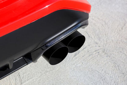 RMK Designs 22+ Subaru WRX Carbon Fiber Exhaust Finisher - Gloss Finish