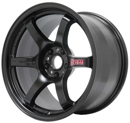 Gram Lights 57DR 17x9.0 +12 5x114.3 Semi Gloss Black Wheel
