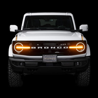 Putco 22-24 Ford Bronco Luminix DRL LED Light Hood Limb Riser (Factory Hood Side Hinge Replacments)