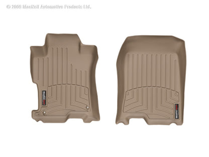 WeatherTech 08-12 Honda Accord Front FloorLiner - Tan