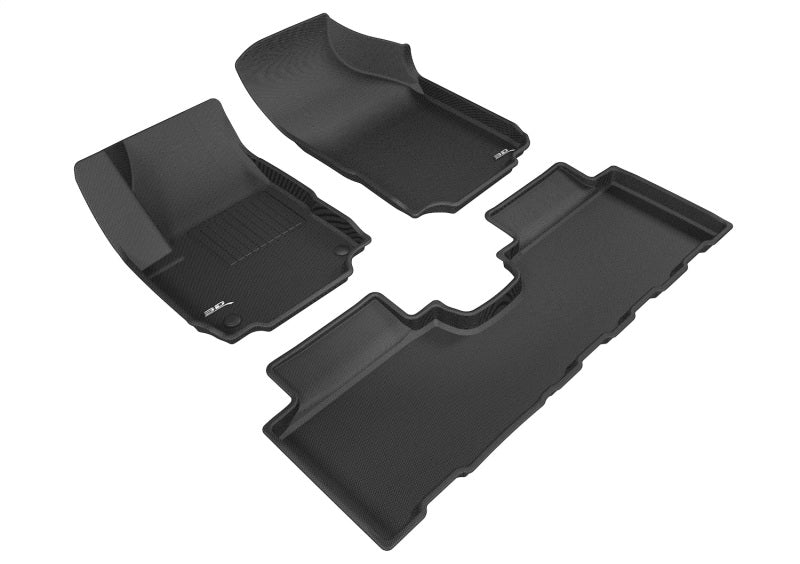 3D MAXpider 2018-2020 Chevrolet Equinox Kagu 1st & 2nd Row Floormats - Black