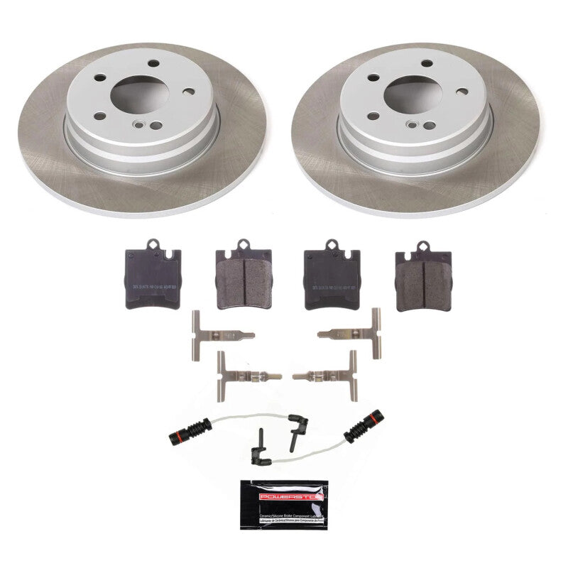 Power Stop 98-00 Mercedes-Benz E430 Rear Semi-Coated Rotor Kit