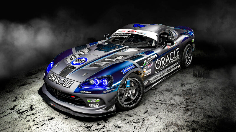 Oracle 03-09 Dodge Viper SRT-10 LED Headlight Halo Kit - UV/Purple