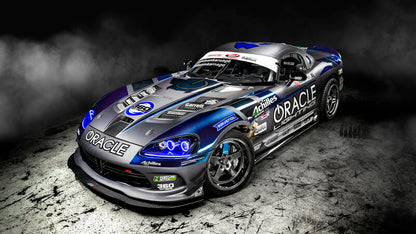 Oracle 03-09 Dodge Viper SRT-10 LED Headlight Halo Kit - Red