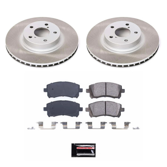 Power Stop 04-13 Mazda 3 Front Semi-Coated Rotor Kit