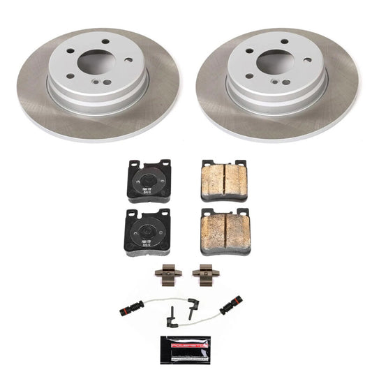 Power Stop 98-00 Mercedes-Benz E430 Rear Semi-Coated Rotor Kit