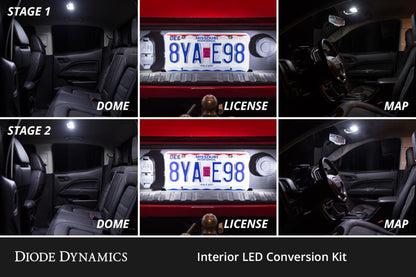 Diode Dynamics 05-21 Nissan Frontier Interior LED Kit Cool White Stage 1