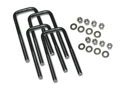 Superlift U-Bolt 4 Pack 5/8x2-1/2x15 Square w/ Hardware